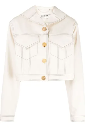 KIMHEKIM Giacca denim con colletto alla marinara
