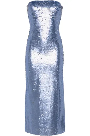 Ilkyaz Ozel Abito midi con paillettes
