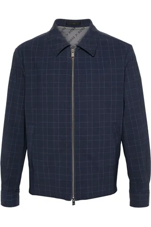 HUGO BOSS Giacca-camicia a quadri