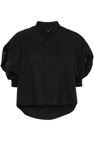 SACAI Camicia gessata
