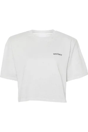 Halfboy T-shirt con effetto vissuto