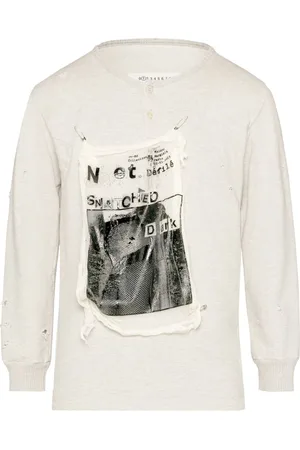 Maison Margiela Felpa con effetto vissuto