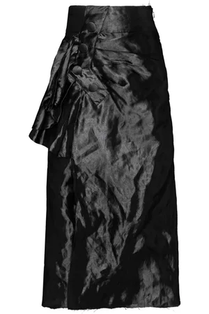 Maison Margiela Gonna midi drappeggiata