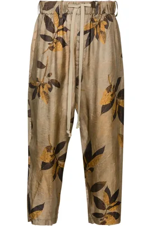 UMA WANG Pantaloni affusolati con stampa