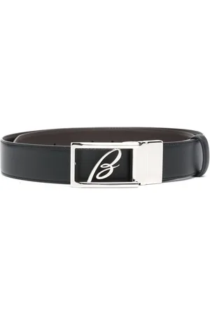 BRIONI Cintura reversibile con fibbia logo