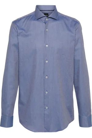 HUGO BOSS Camicia con stampa geometrica