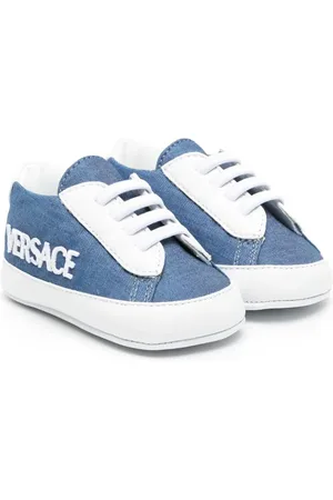 VERSACE Sneakers denim senza lacci