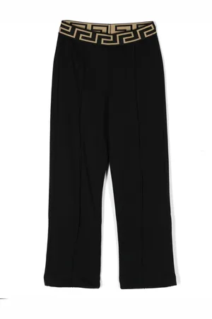 VERSACE Pantaloni sportivi con bordo Greca