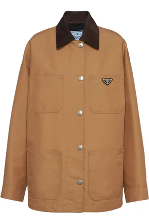 Prada Giacca con logo a triangolo
