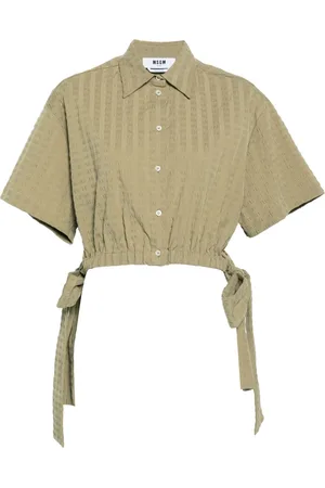 Msgm Camicia crop