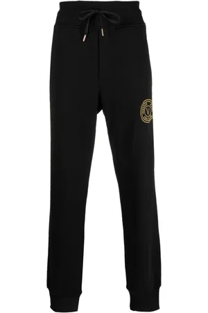 VERSACE Pantaloni sportivi con ricamo