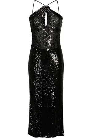 Ilkyaz Ozel Abito midi con paillettes
