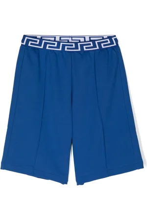 VERSACE Shorts Greca con vita elasticizzata