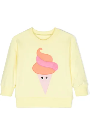 Wauw Capow by Bangbang Felpa con applicazione Ice Cream