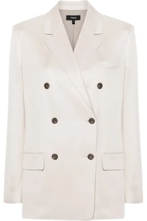 THEORY Blazer doppiopetto con revers a lancia