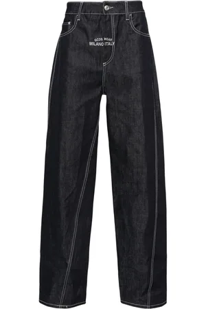 GCDS Jeans Raw Denim Wide