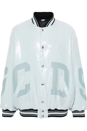 GCDS Bomber Sequins Varsity Logo