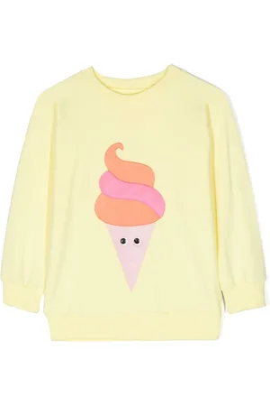 Wauw Capow by Bangbang Felpa con applicazione Evan Ice Cream