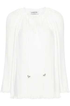 Lanvin Blusa plissettata