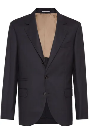 Brunello Cucinelli Camicia con motivo pied-de-poule