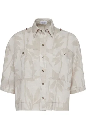 Brunello Cucinelli Camicia con stampa