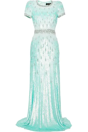 Jenny Packham Abito da sera Greta con paillettes