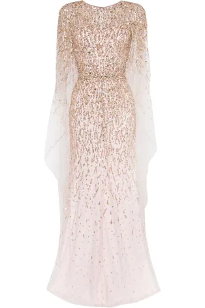 Jenny Packham Abito da sera con paillettes Delphine