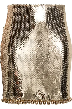 Paco rabanne Minigonna con paillettes