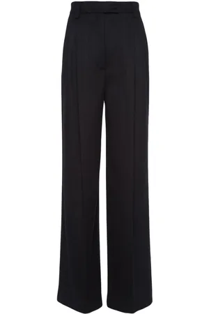 Prada Pantaloni con rifinitura di piume