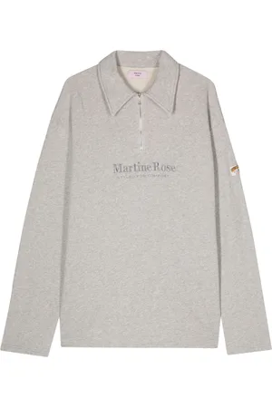 MARTINE ROSE Polo con ricamo