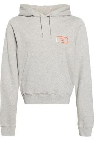 MARTINE ROSE Felpa con applicazione logo