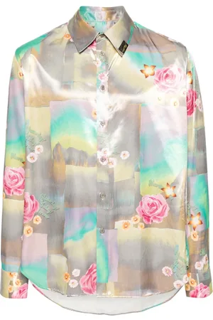 MARTINE ROSE Camicia a fiori