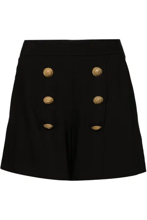 Balmain Shorts con bottoni goffrati