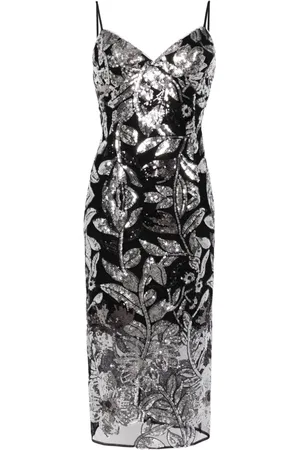 Marchesa Notte Abito con paillettes
