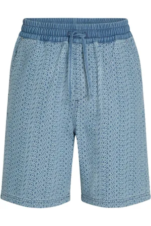 Karl Lagerfeld Bermuda denim con stampa