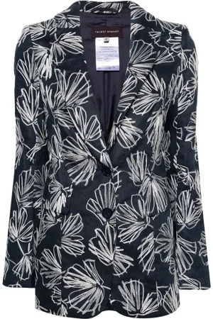 TALBOT RUNHOF Blazer con ricamo a fiori