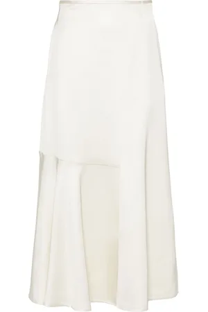 Jil Sander Gonna midi a vita alta