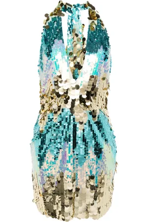 Ilkyaz Ozel Abito corto con paillettes