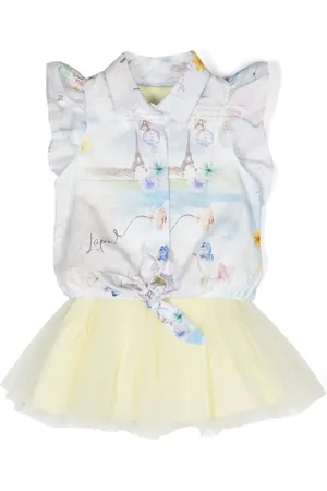 Lapin House Abito smanicato con camicia (2 pz)