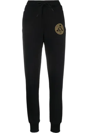 VERSACE Pantaloni sportivi con ricamo
