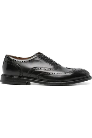 CENERE GB Brogues con inserti