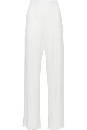Lanvin Pantaloni dritti con pieghe