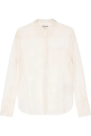 Zadig & Voltaire Camicia Tyrone in pizzo a fiori