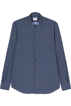 MAZZARELLI Camicia con stampa geometrica