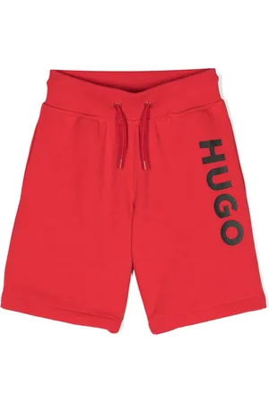 HUGO BOSS Shorts sportivi con stampa