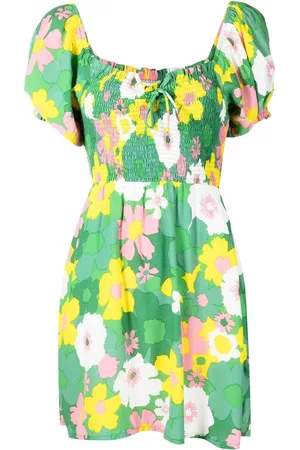 FAITHFULL THE BRAND Abito corto Domenica con stampa a fiori
