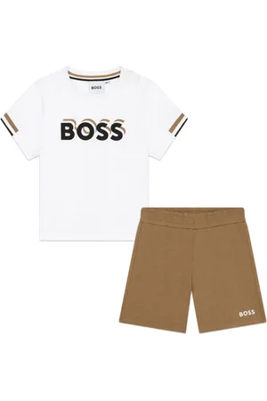HUGO BOSS Set top e shorts con stampa