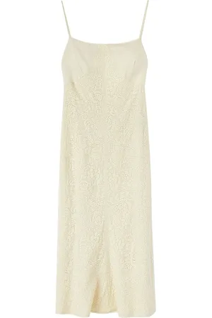 Jil Sander Abito midi con ricamo