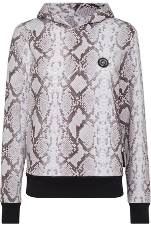 Philipp Plein Felpa Tiger con stampa