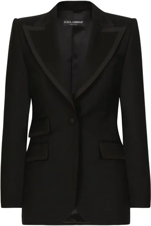 Dolce & Gabbana Blazer monopetto con revers a lancia